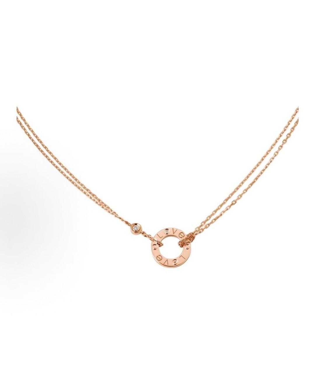 CARTIER Золотая подвеска из розового золота, фото 3