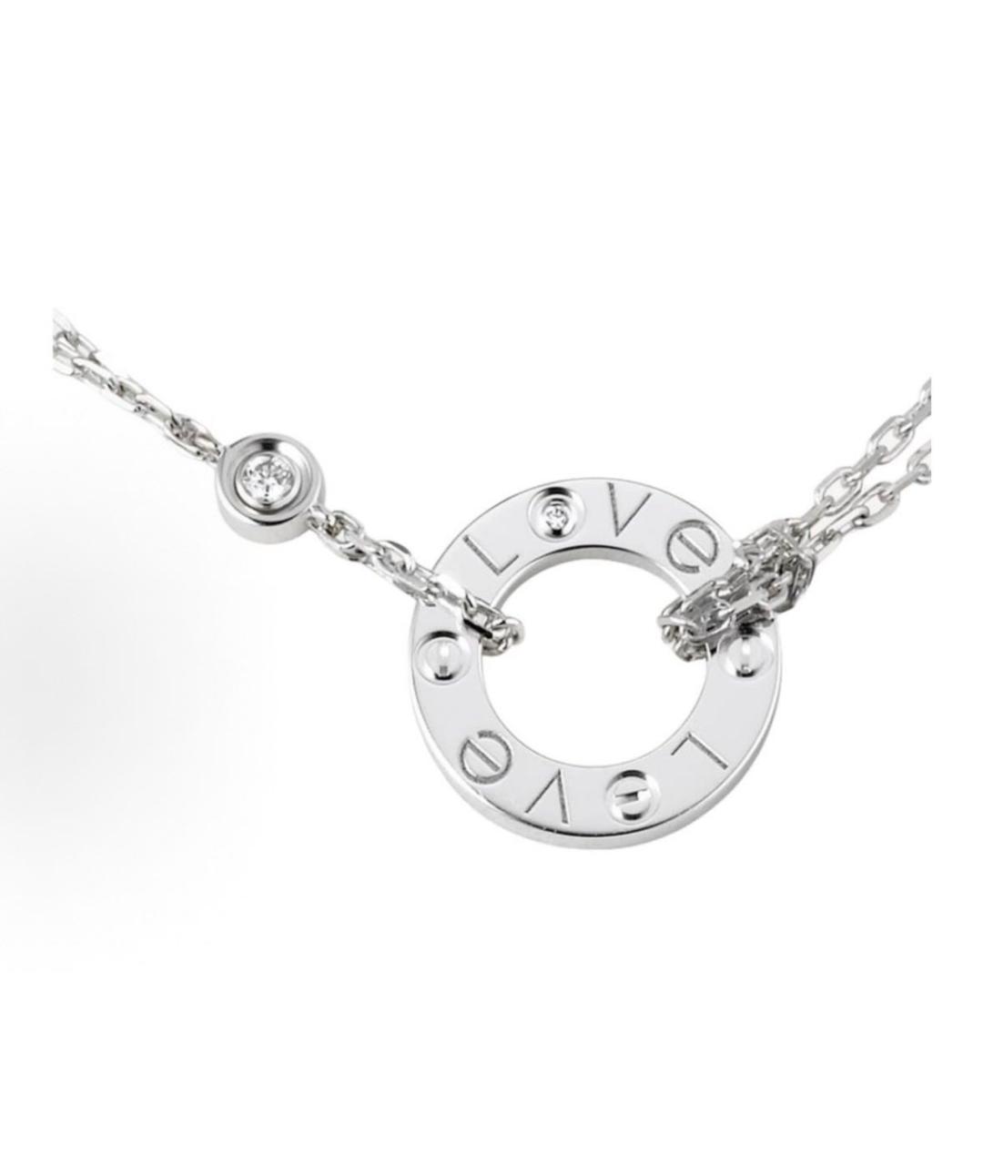 CARTIER Серебряная подвеска из белого золота, фото 2