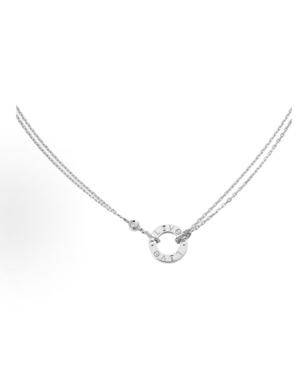 CARTIER Серебряная подвеска из белого золота, фото 3