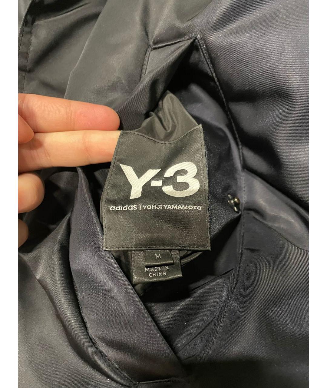 Y-3 Черная нейлоновая куртка, фото 3
