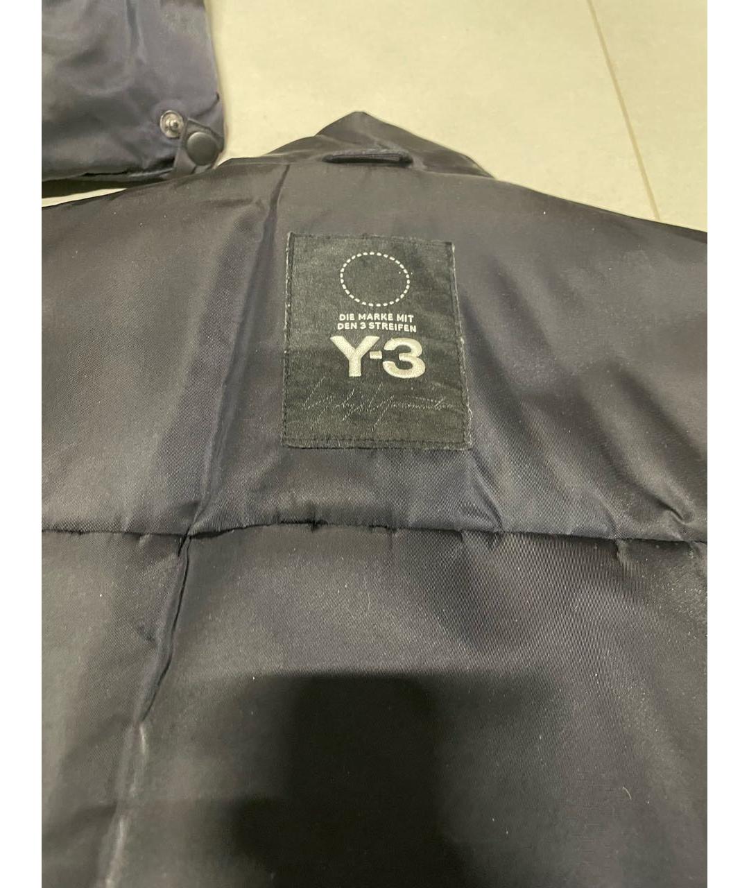 Y-3 Черная нейлоновая куртка, фото 8