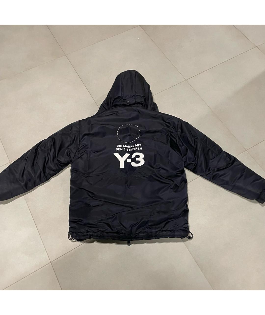 Y-3 Черная нейлоновая куртка, фото 2