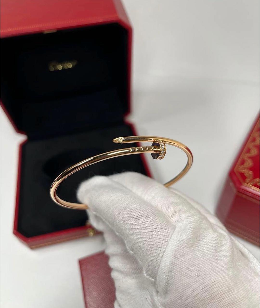 CARTIER Розовый браслет из розового золота, фото 2