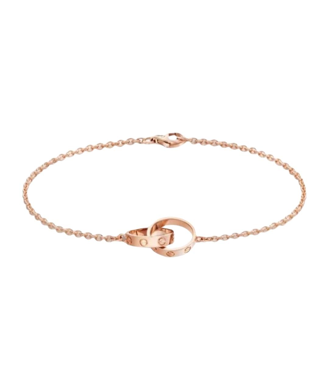 CARTIER Золотой браслет из розового золота, фото 1