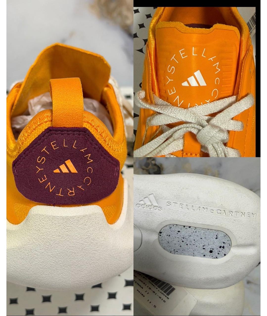 ADIDAS BY STELLA MCCARTNEY Оранжевые кеды, фото 8