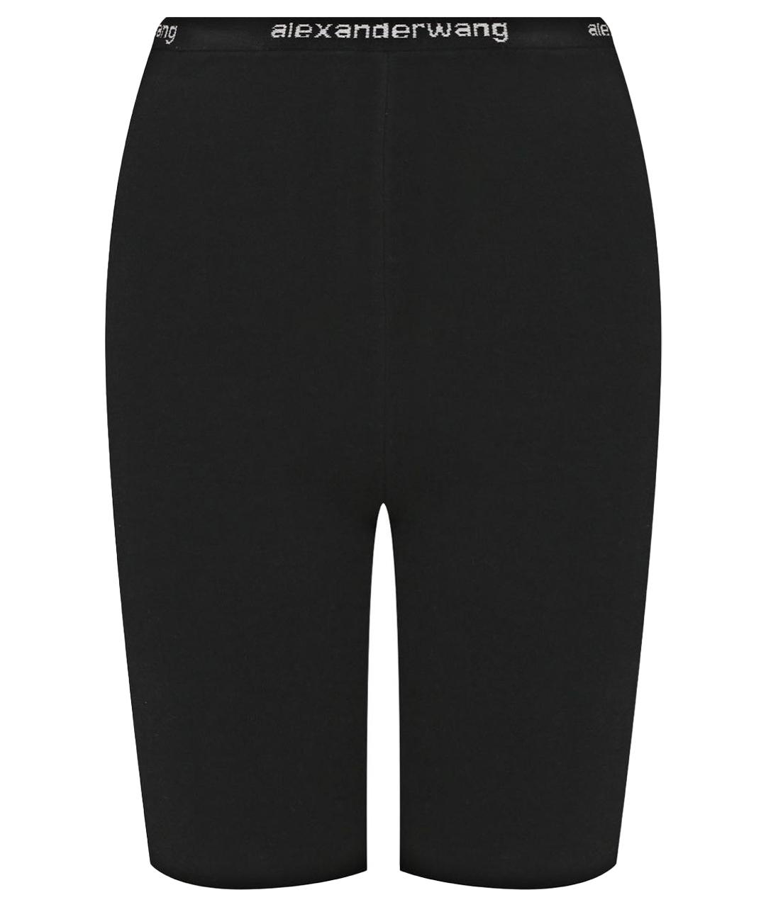 T BY ALEXANDER WANG Черные вискозные шорты, фото 1