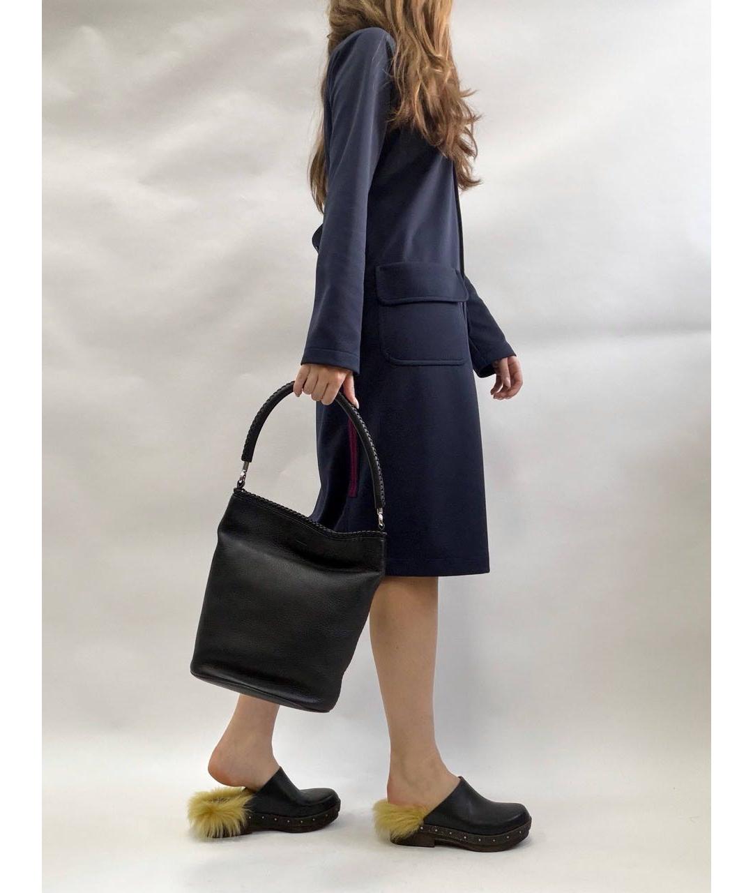 COMME DES GARÇONS Темно-синее повседневное платье, фото 7