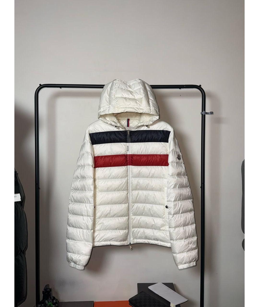 MONCLER Белый пуховик, фото 8