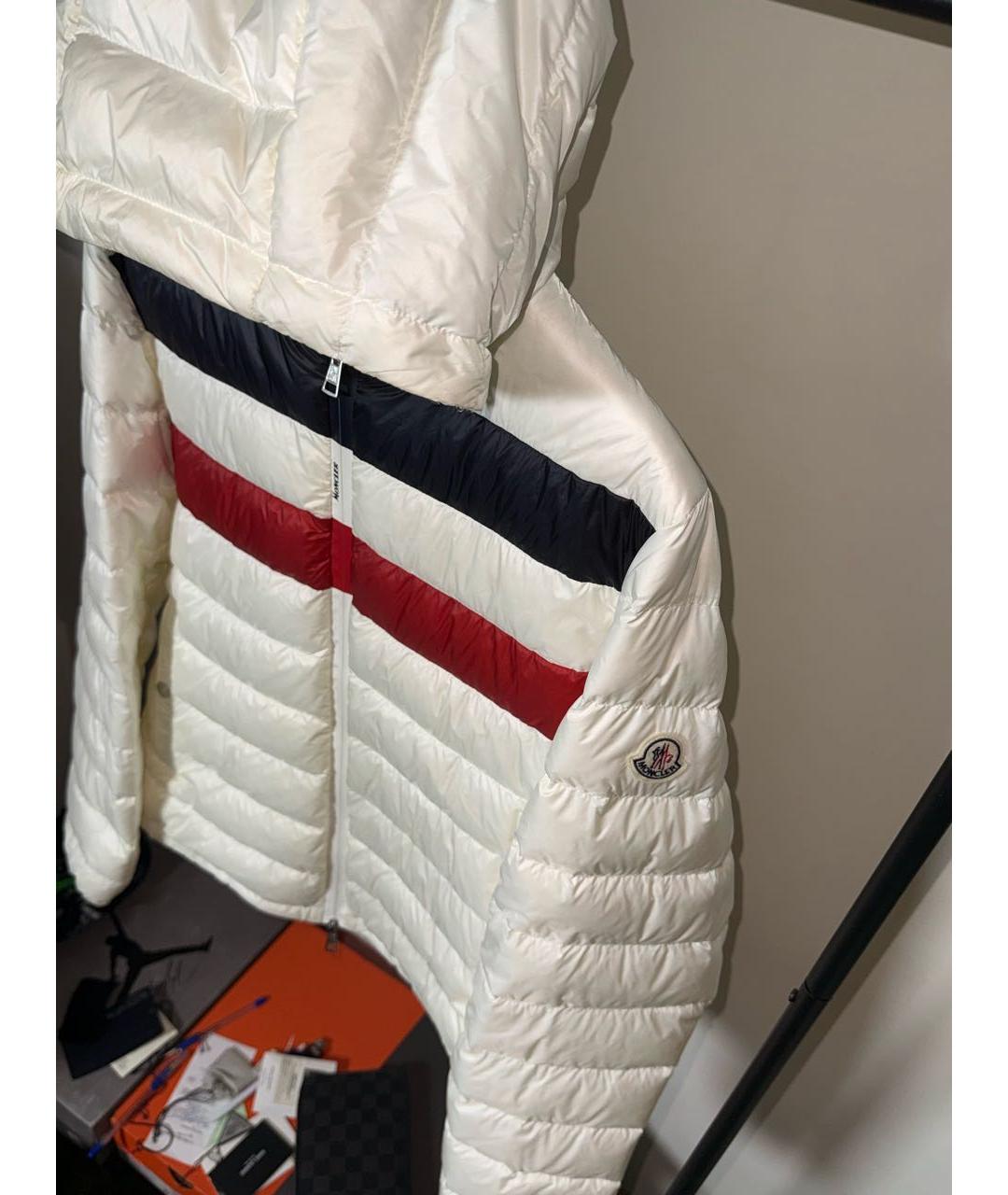 MONCLER Белый пуховик, фото 4