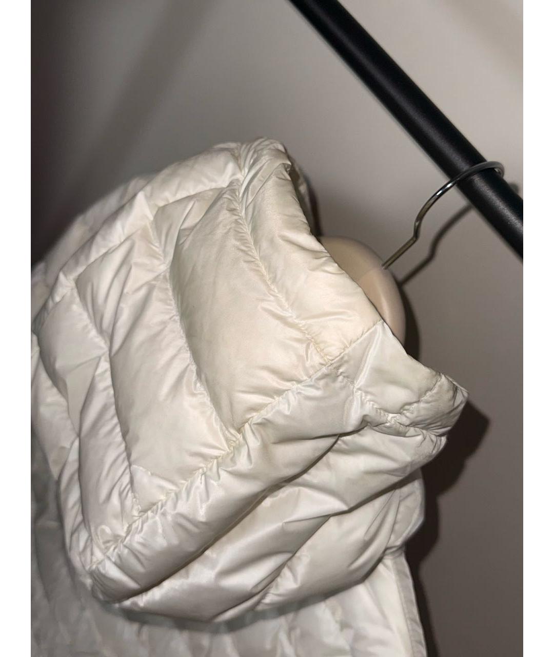 MONCLER Белый пуховик, фото 6