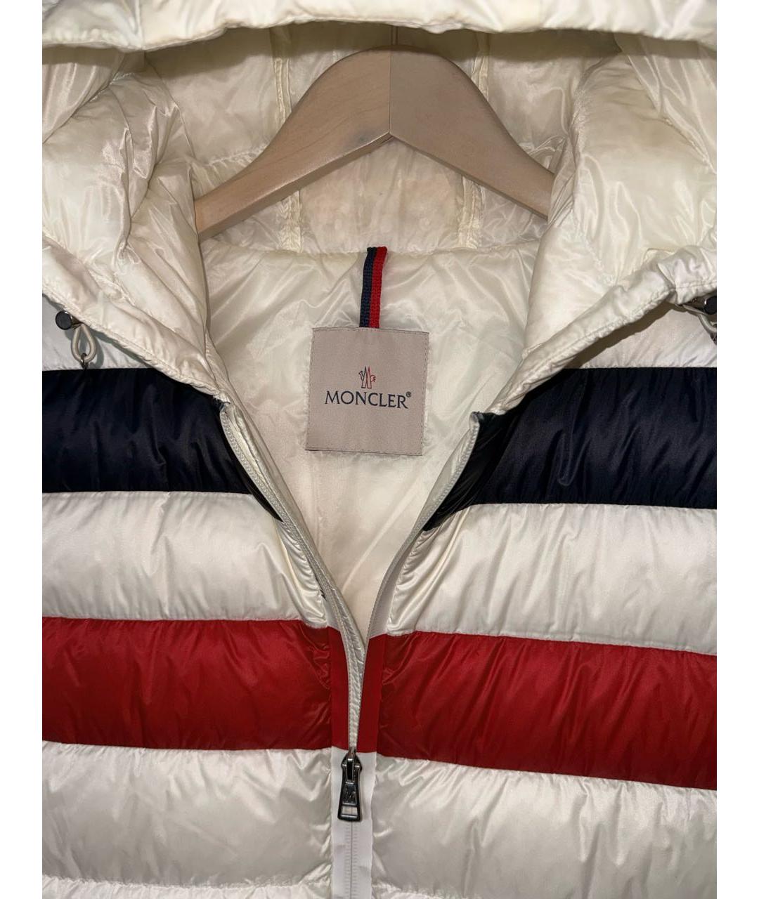 MONCLER Белый пуховик, фото 3