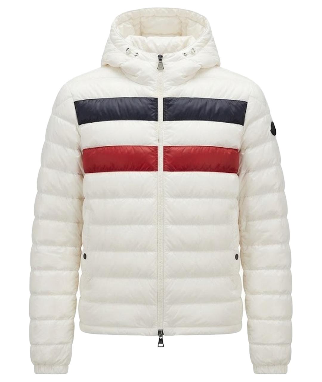 MONCLER Белый пуховик, фото 1