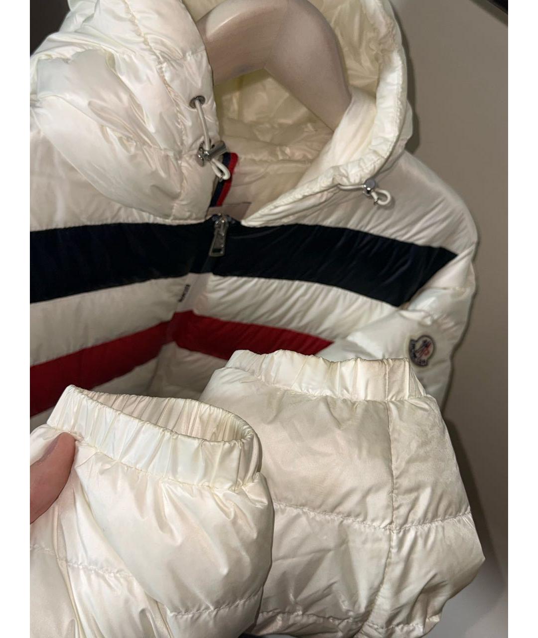 MONCLER Белый пуховик, фото 7