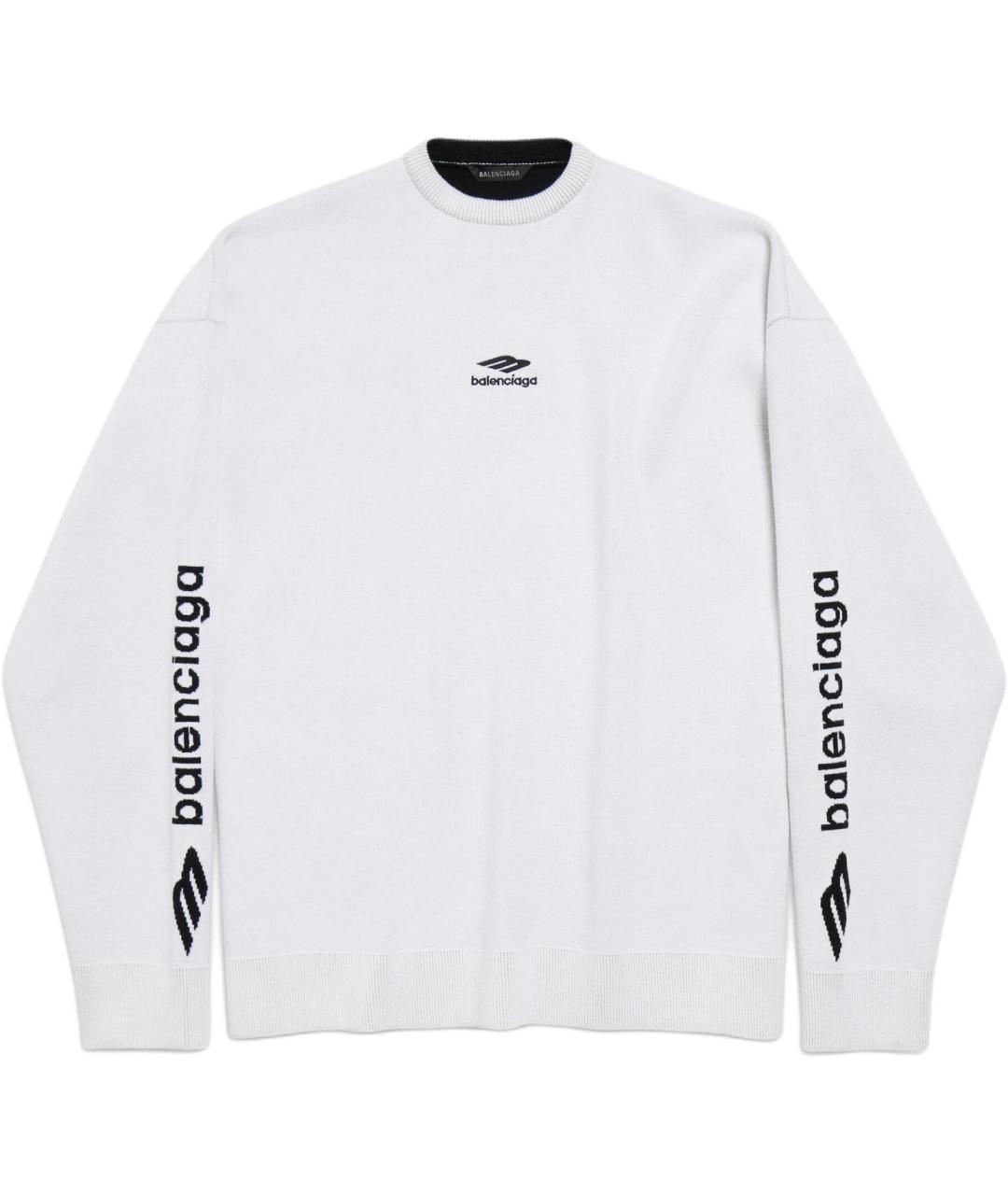 BALENCIAGA Белый джемпер / свитер, фото 1