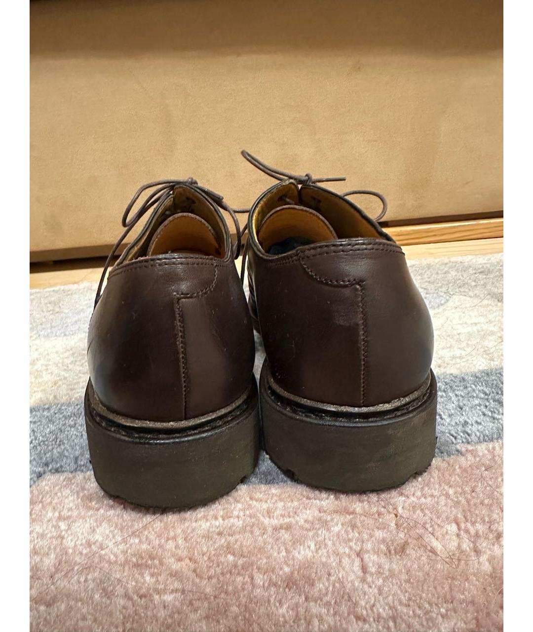PARABOOT Коричневые кожаные туфли, фото 4