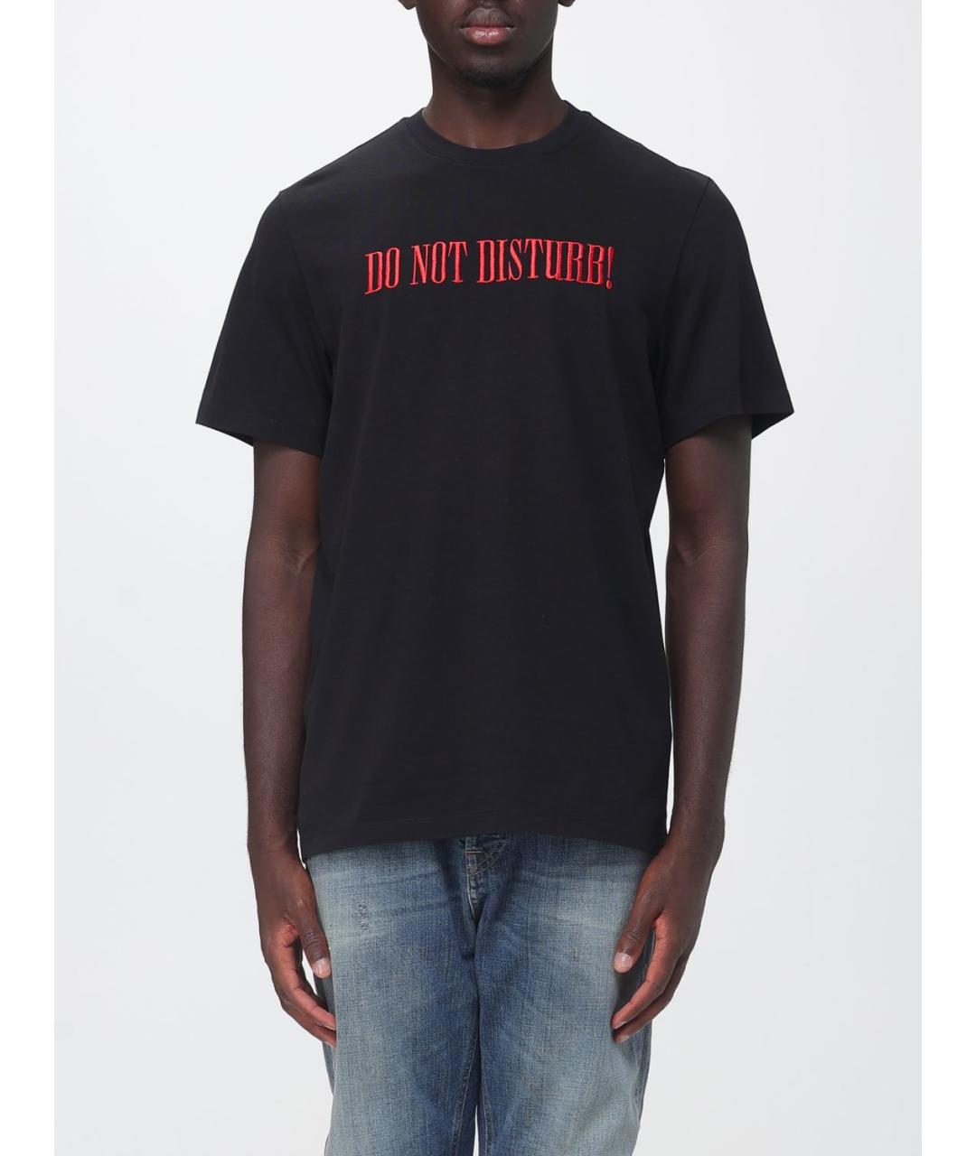 MSGM Черная футболка, фото 4