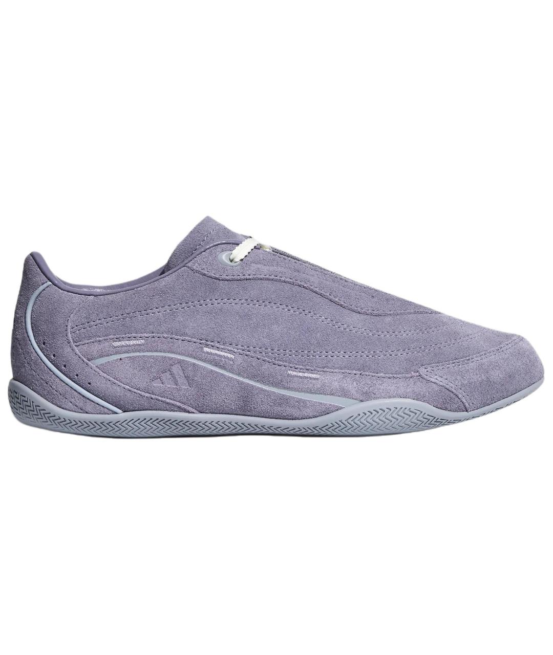 ADIDAS Фиолетовые кожаные кроссовки, фото 1