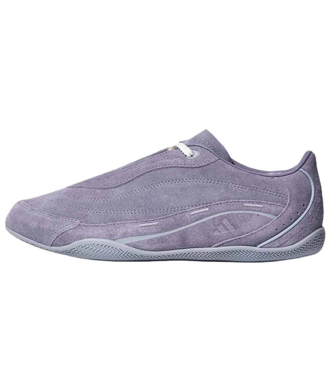 ADIDAS Фиолетовые кожаные кроссовки, фото 2