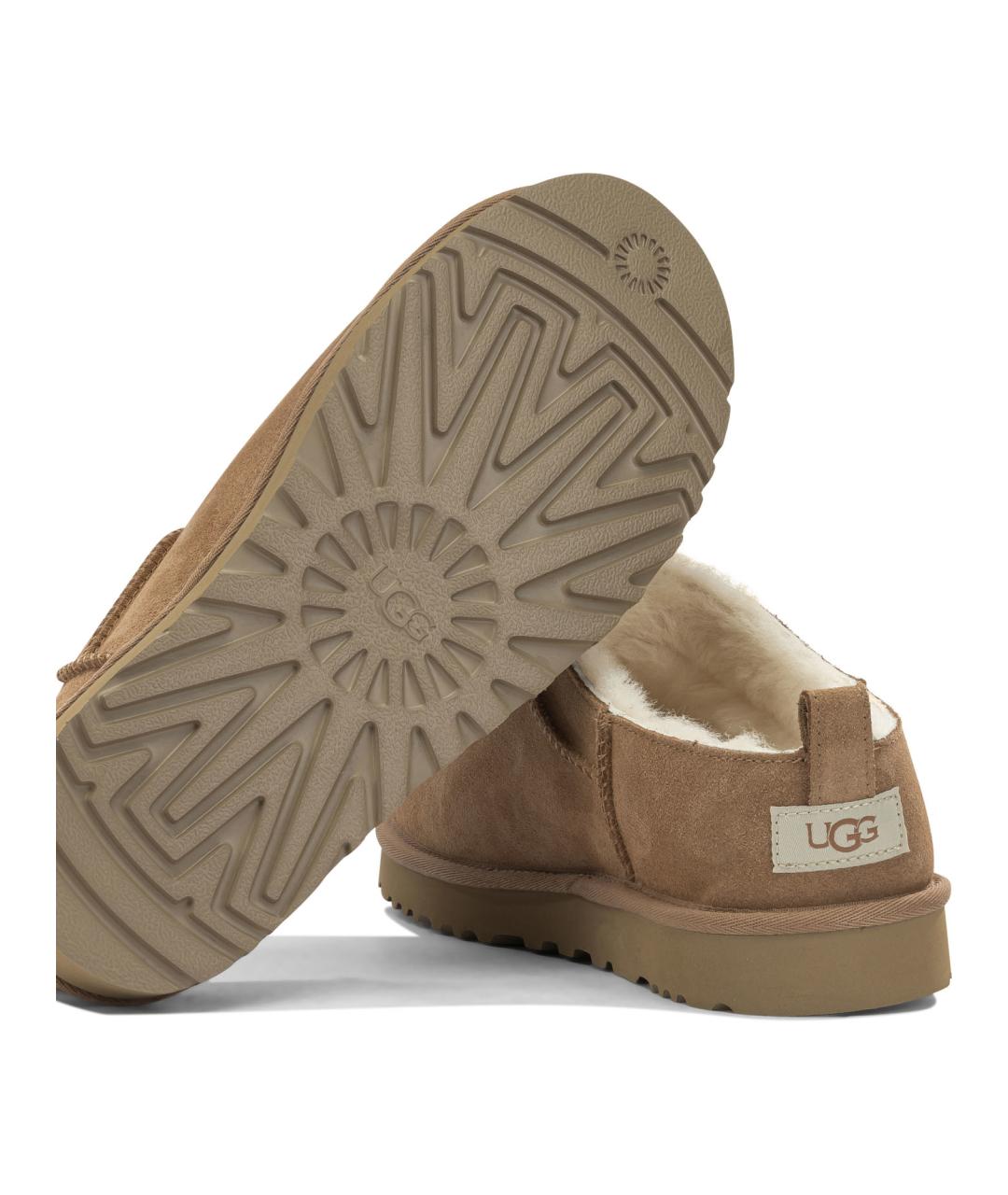 UGG Коричневые замшевые низкие ботинки, фото 5