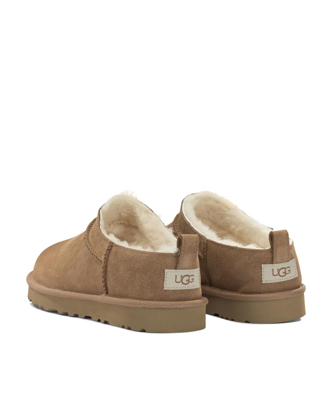 UGG Коричневые замшевые низкие ботинки, фото 4