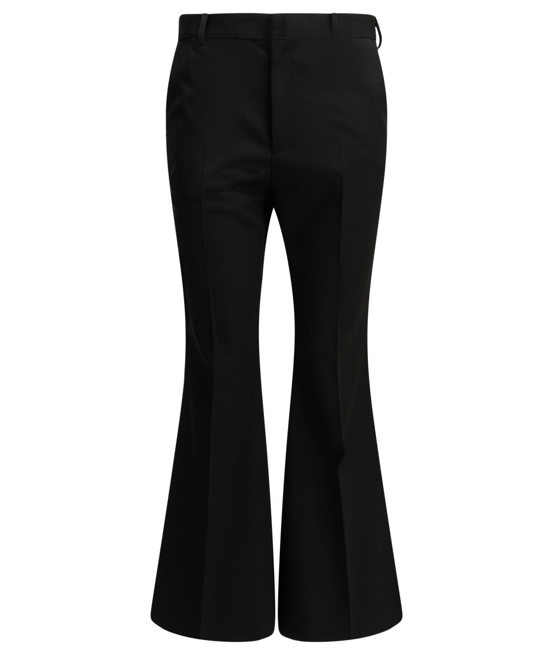 CELINE Черные шерстяные брюки широкие, фото 1