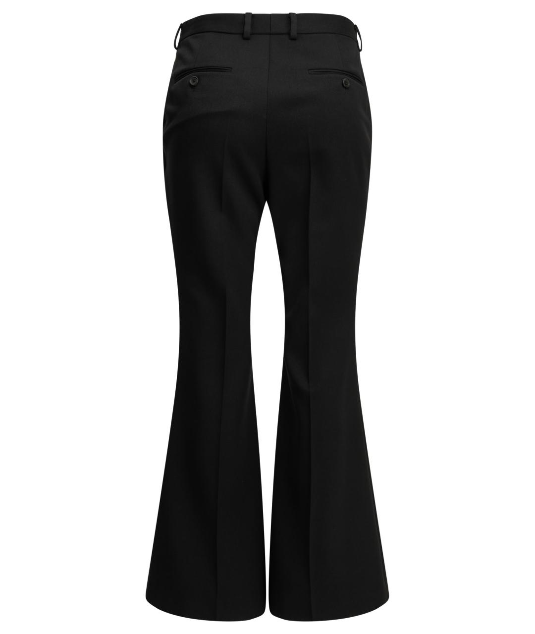 CELINE Черные шерстяные брюки широкие, фото 2
