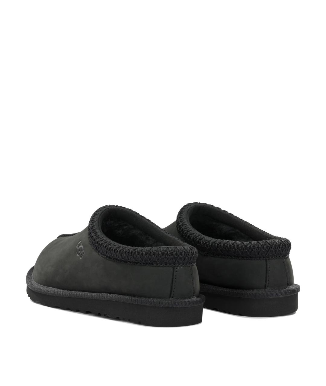 UGG Черные кожаные низкие ботинки, фото 4