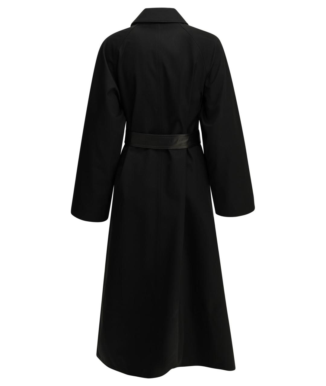 CELINE Черное полиэстеровое пальто, фото 2