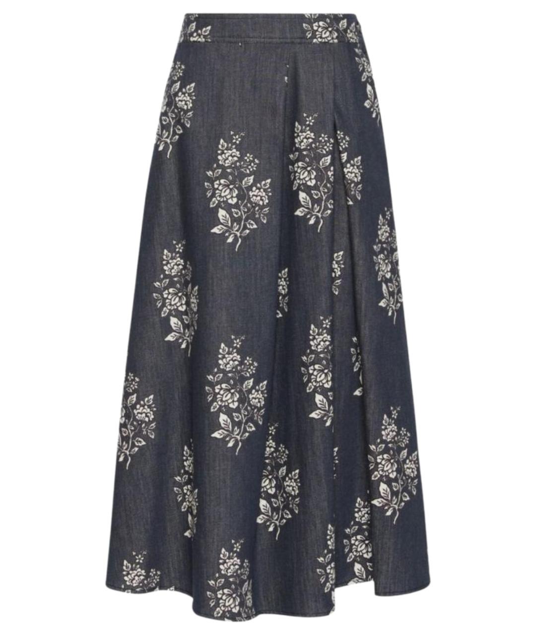 WEEKEND MAX MARA Мульти хлопковая юбка миди, фото 1