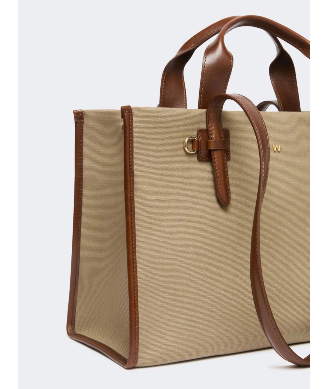 WEEKEND MAX MARA Хлопковая сумка тоут, фото 2