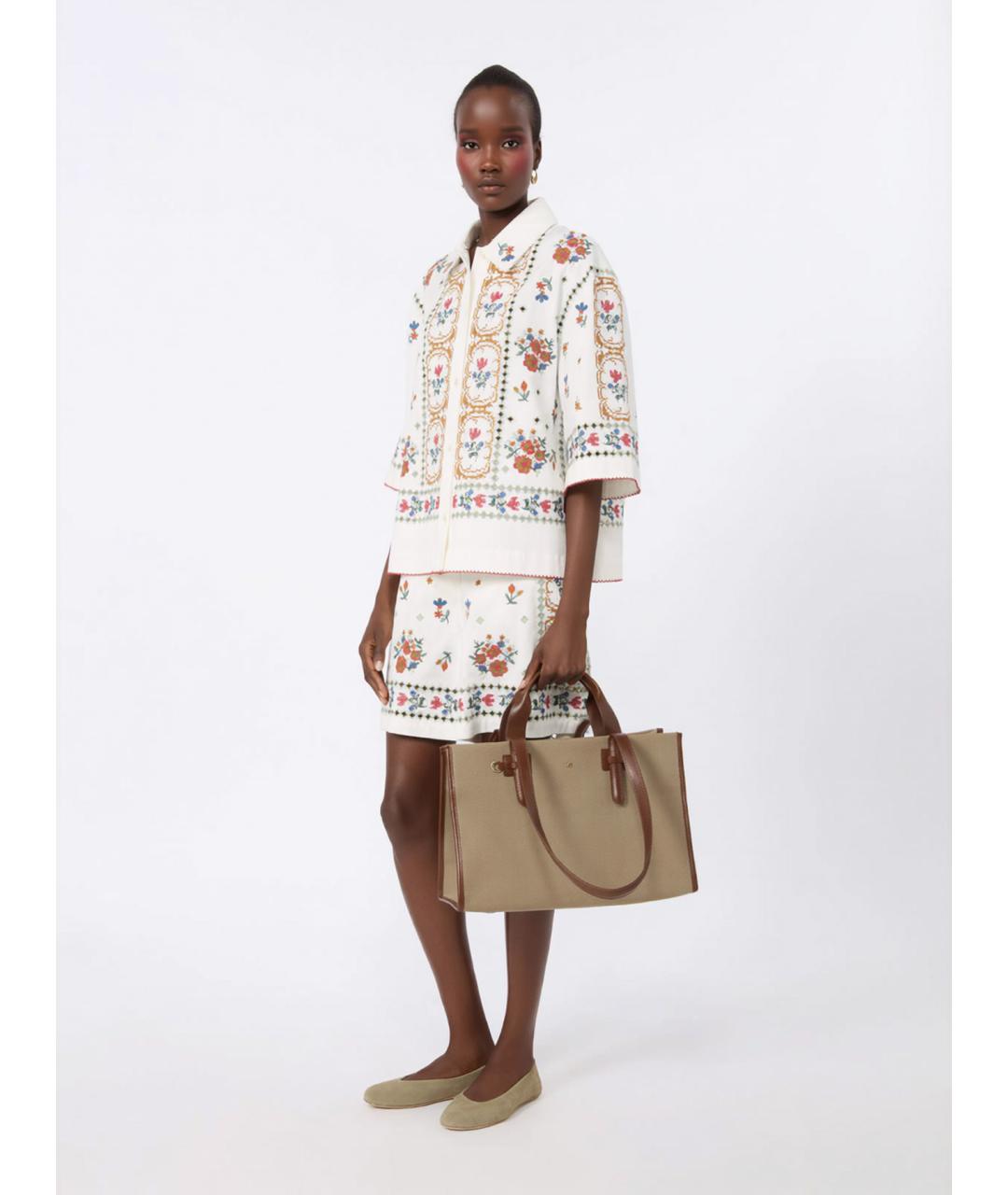 WEEKEND MAX MARA Хлопковая сумка тоут, фото 3