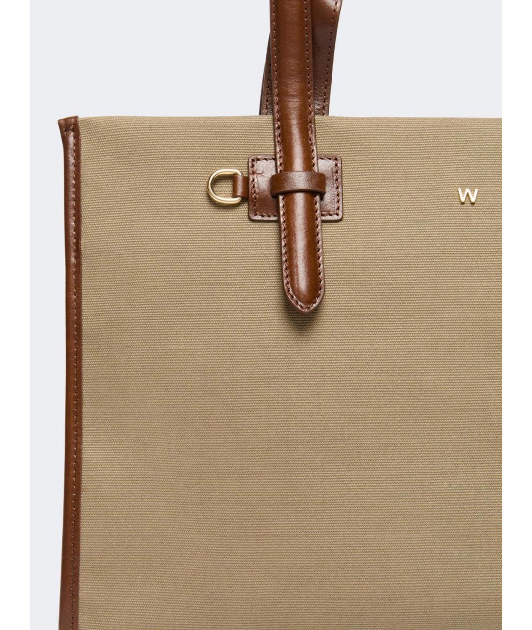 WEEKEND MAX MARA Хлопковая сумка тоут, фото 4