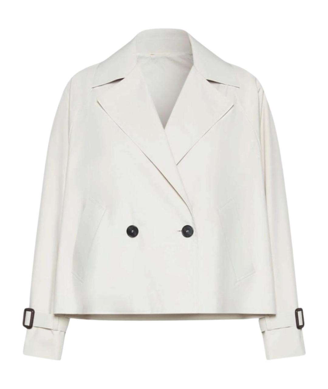 WEEKEND MAX MARA Бежевая полиэстеровая куртка, фото 1
