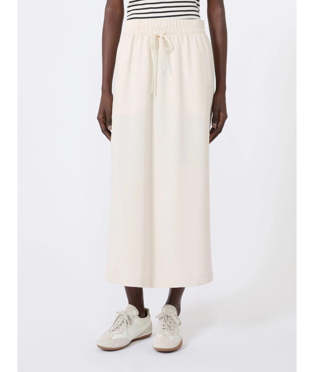 WEEKEND MAX MARA Бежевая юбка миди, фото 3