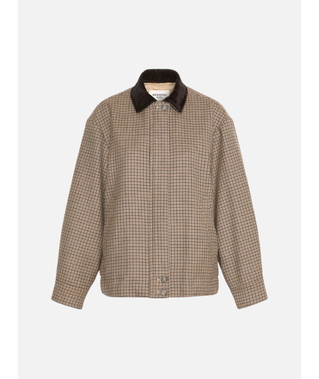 WEEKEND MAX MARA Мульти шерстяная куртка, фото 6