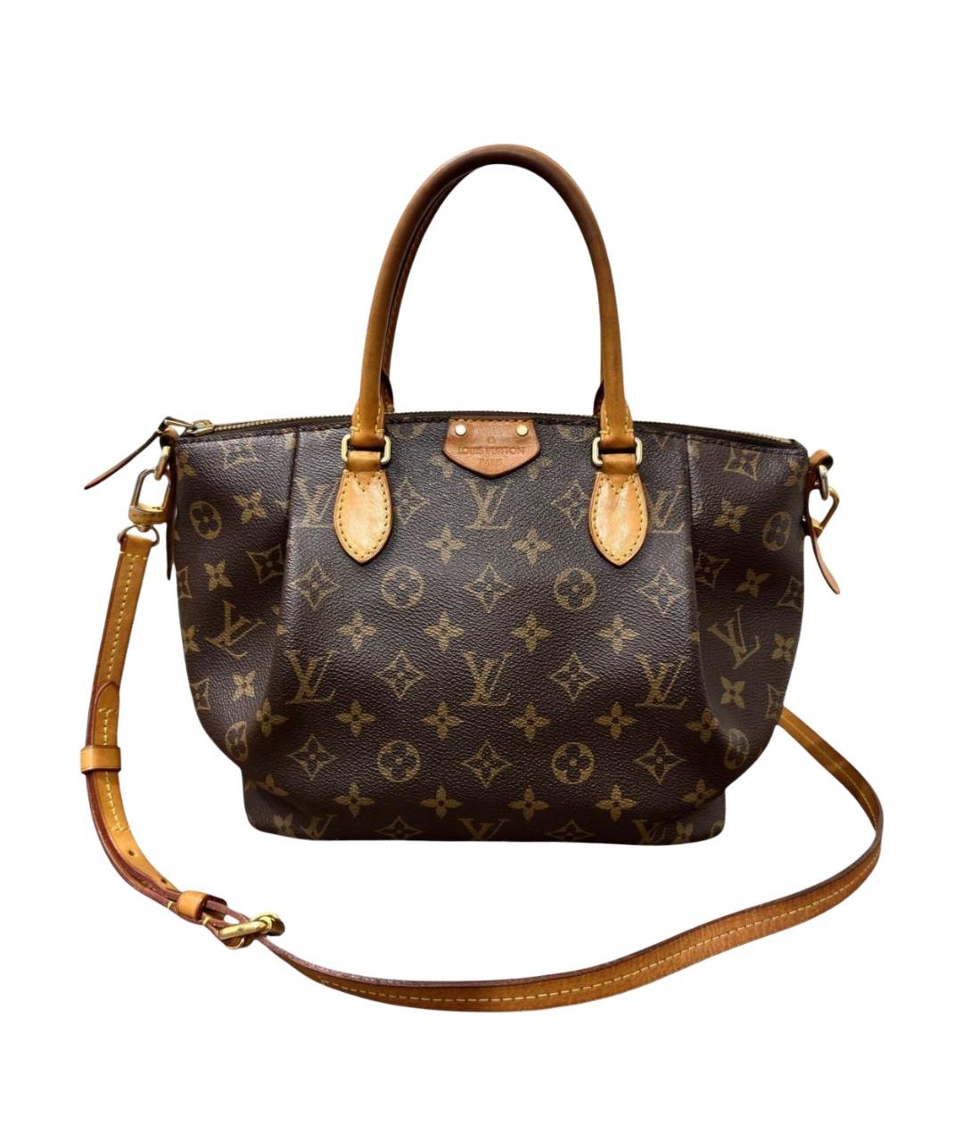 LOUIS VUITTON Коричневая сумка тоут из канвы, фото 1