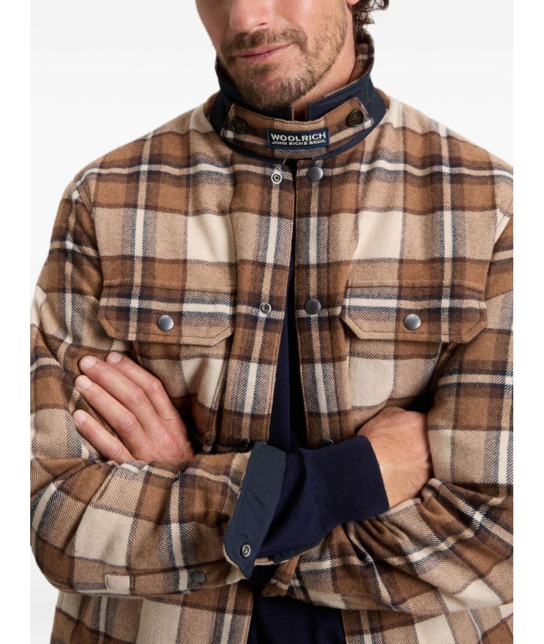 WOOLRICH Мульти шерстяная куртка, фото 5