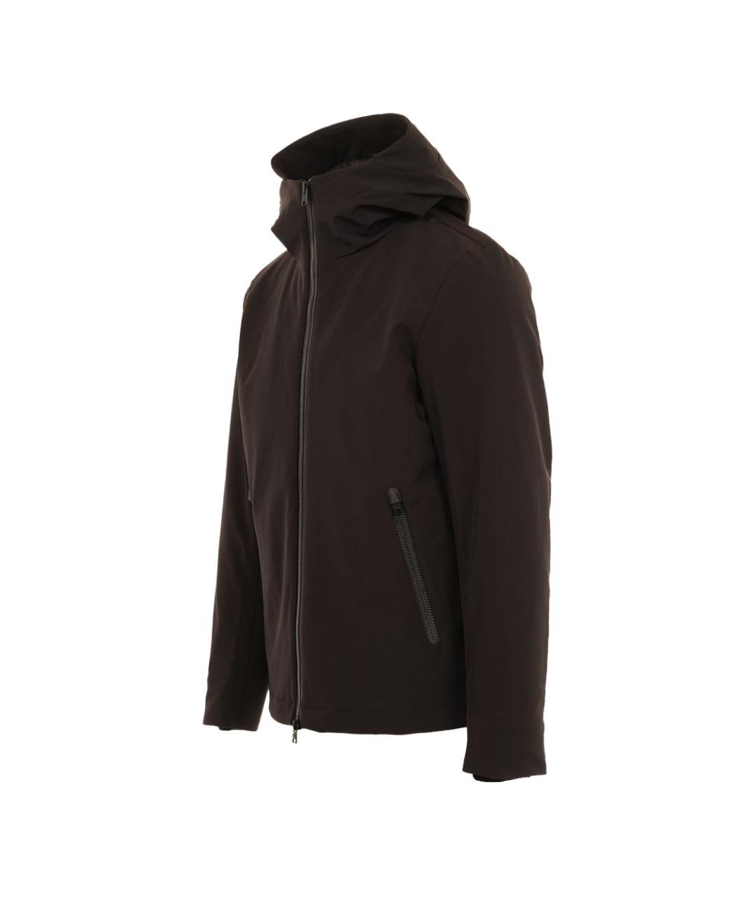 WOOLRICH Черная полиэстеровая куртка, фото 4