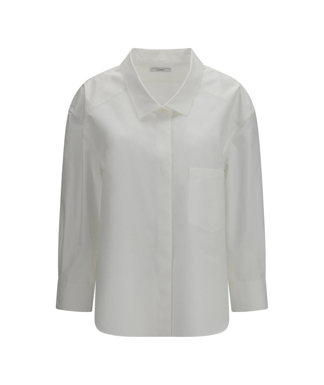 GIVENCHY Белая хлопковая рубашка, фото 1