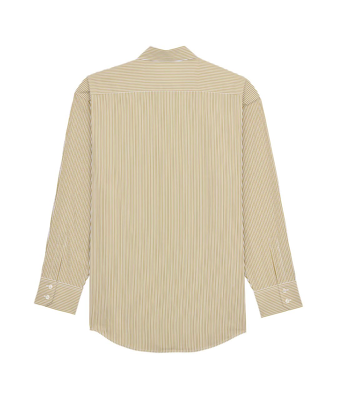 SAINT LAURENT Хаки хлопковая рубашка, фото 2