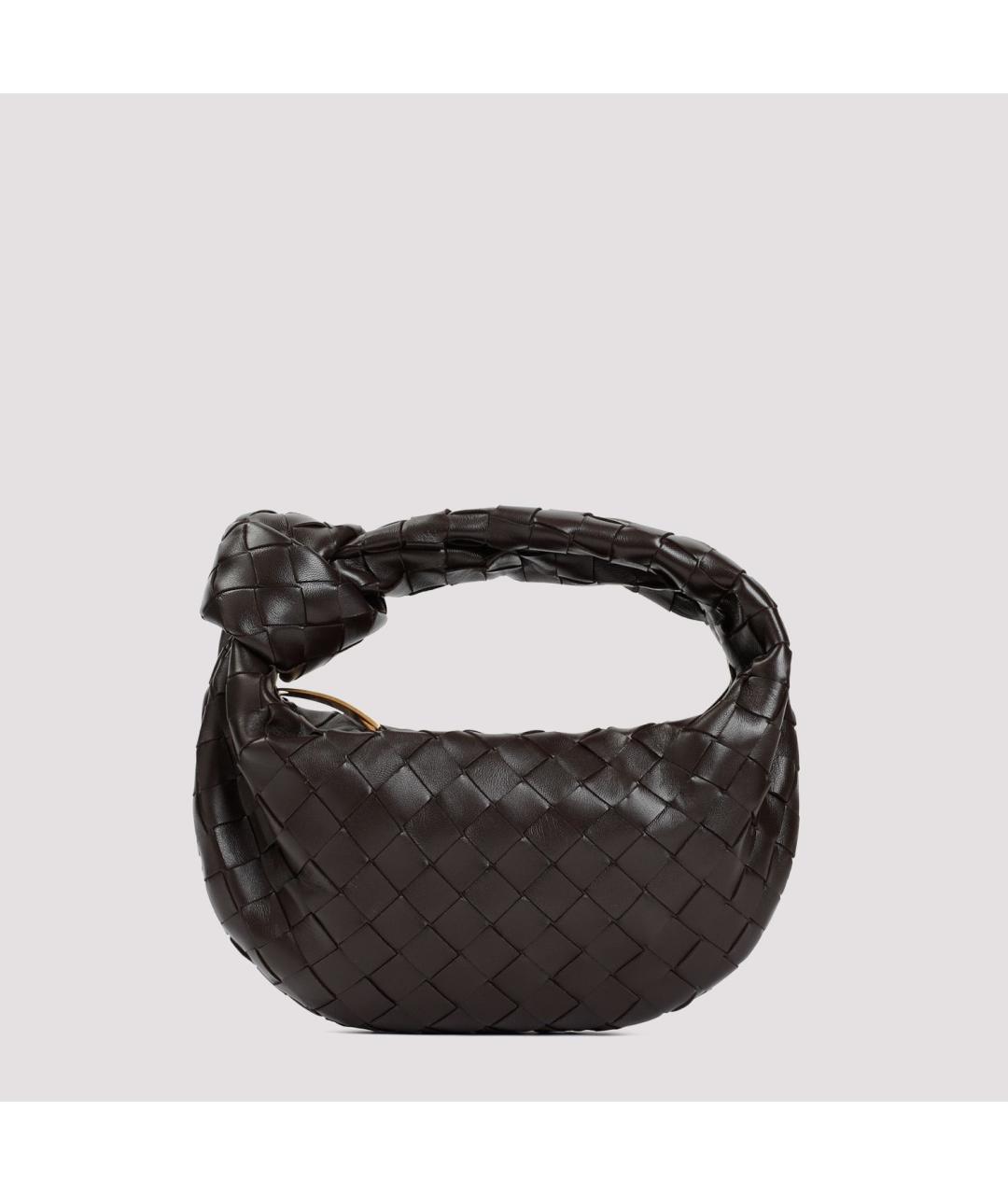 BOTTEGA VENETA Коричневая кожаная сумка через плечо, фото 2