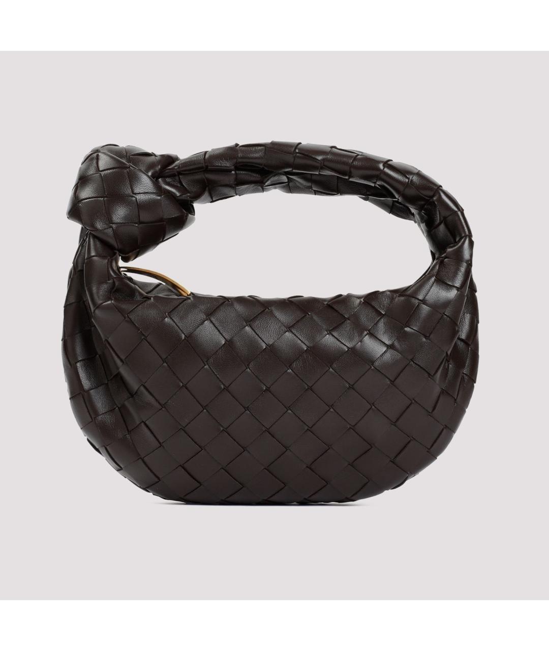 BOTTEGA VENETA Коричневая кожаная сумка через плечо, фото 3