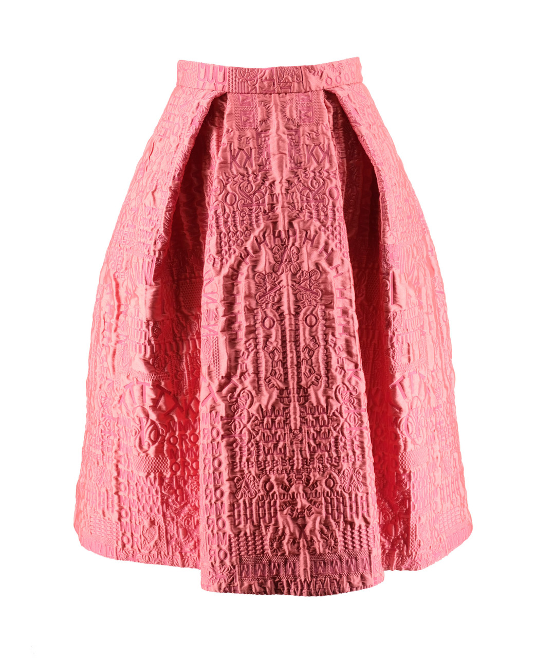 MARY KATRANTZOU Розовая полиэстеровая юбка миди, фото 1