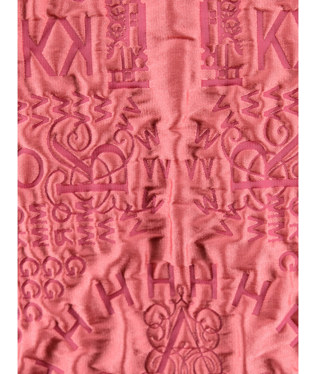 MARY KATRANTZOU Розовая полиэстеровая юбка миди, фото 4