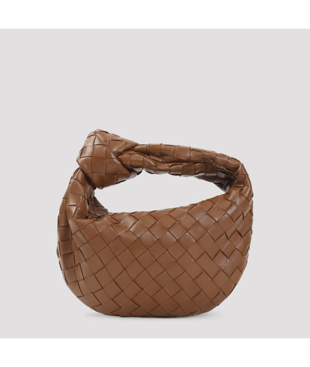 BOTTEGA VENETA Бежевая кожаная сумка через плечо, фото 2