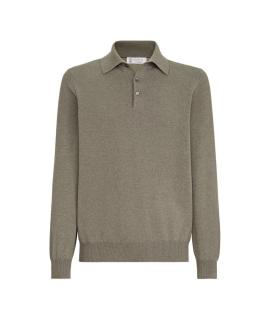 BRUNELLO CUCINELLI Поло с длинным рукавом