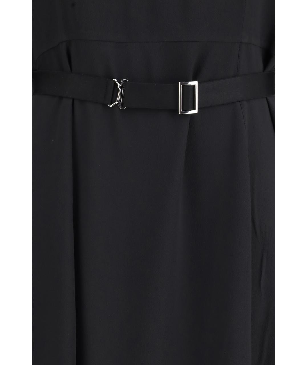 PRADA Черное шерстяное повседневное платье, фото 3