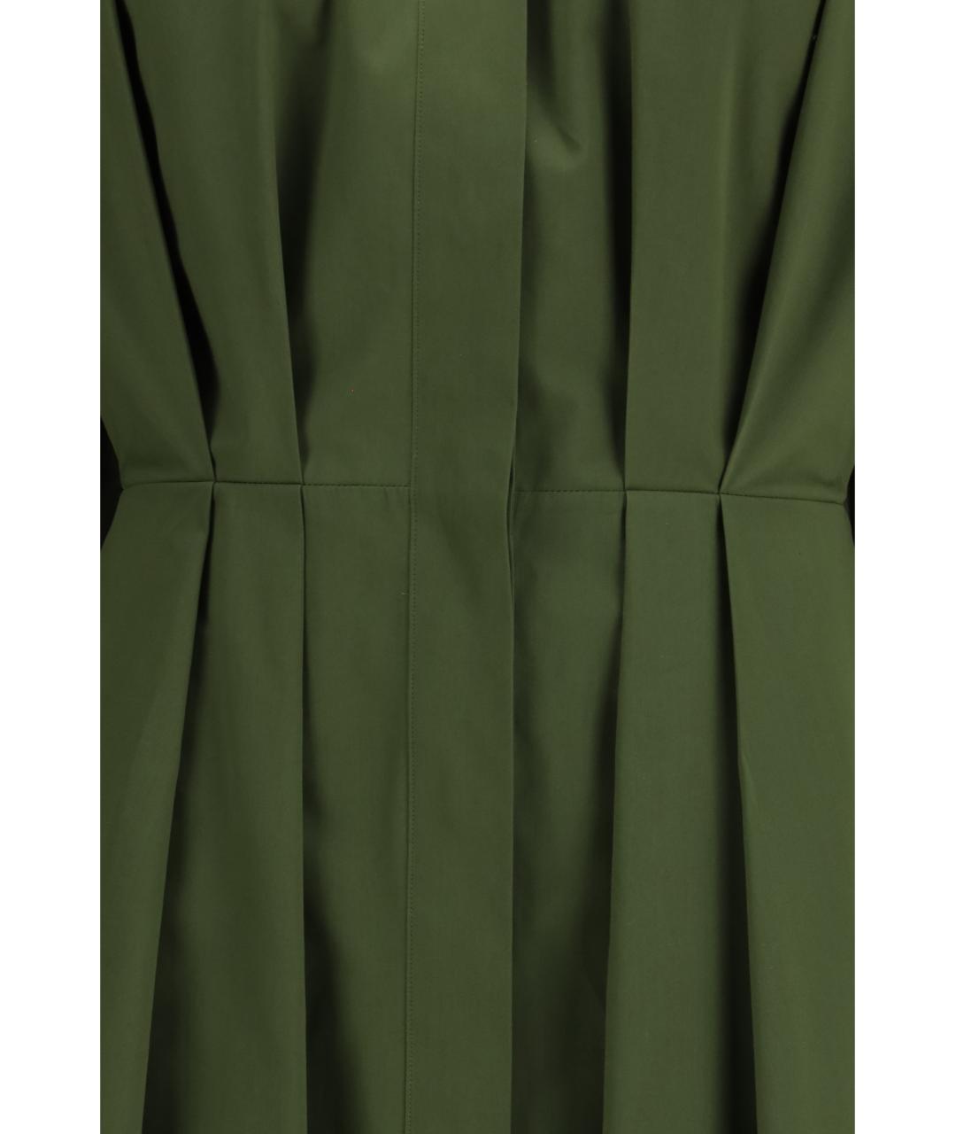 GIVENCHY Хаки хлопковое повседневное платье, фото 3