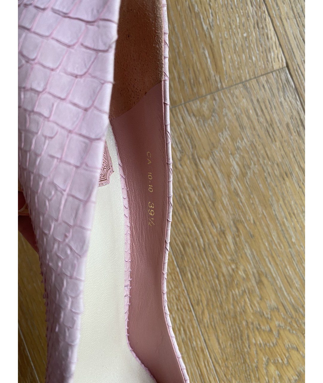CHRISTIAN DIOR PRE-OWNED Розовые кожаные туфли, фото 7