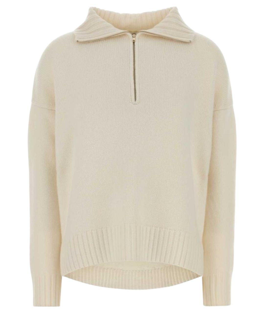 MAX MARA Белый кашемировый джемпер / свитер, фото 1